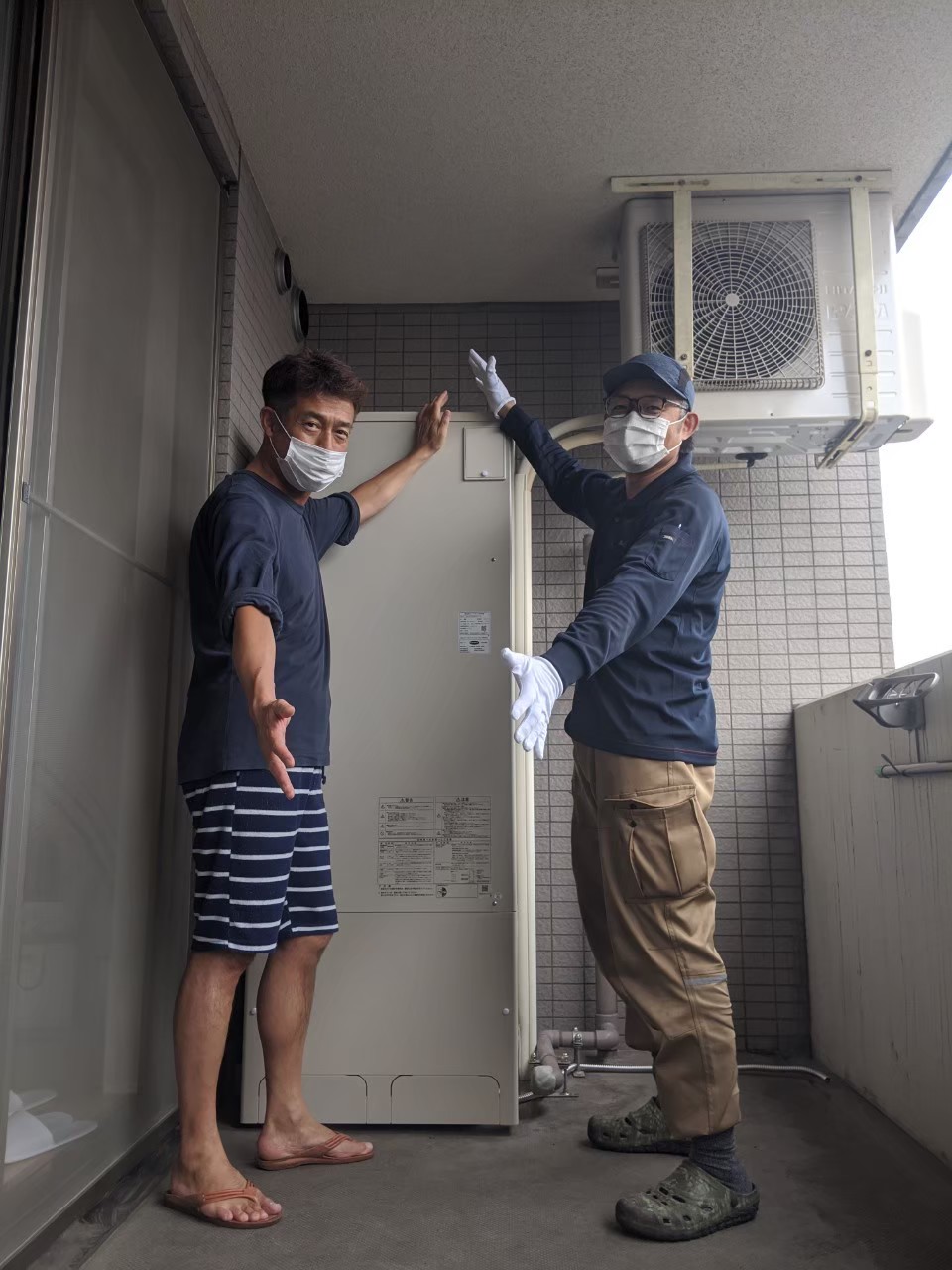 神奈川県川崎市幸区新明町 エコキュート交換工事H様